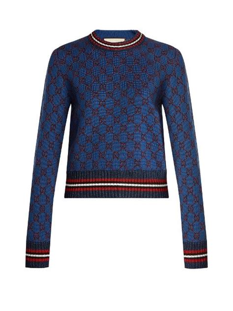 gucci knitted wool sweater|gucci cropped sweatshirt etsy.